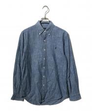 POLO RALPH LAUREN (ポロ・ラルフローレン) シャンブレーボタンダウンシャツ ブルー サイズ:S