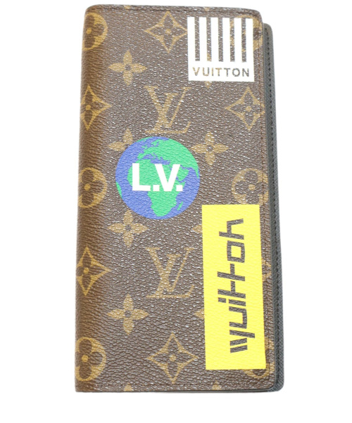 LOUIS VUITTON（ルイ ヴィトン）LOUIS VUITTON (ルイヴィトン) ポルトフォイユ・ブラザ マロン ブラウン サイズ:- モノグラム M67823 MB0179の古着・服飾アイテム