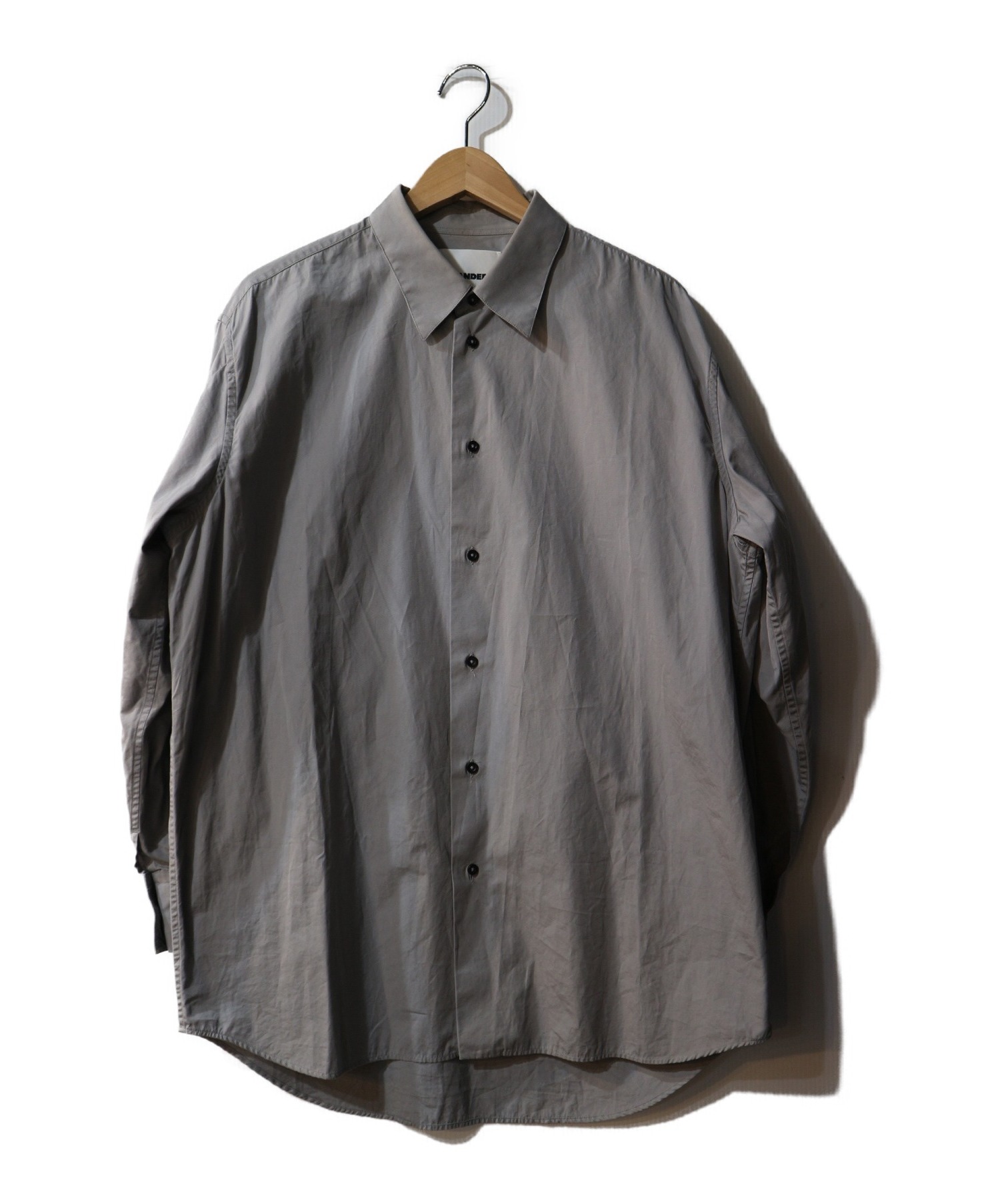 中古 古着通販 Jil Sander ジルサンダー Tin Ff Classic Shirts グレー サイズ 42 ブランド 古着通販 トレファク公式 Trefac Fashion