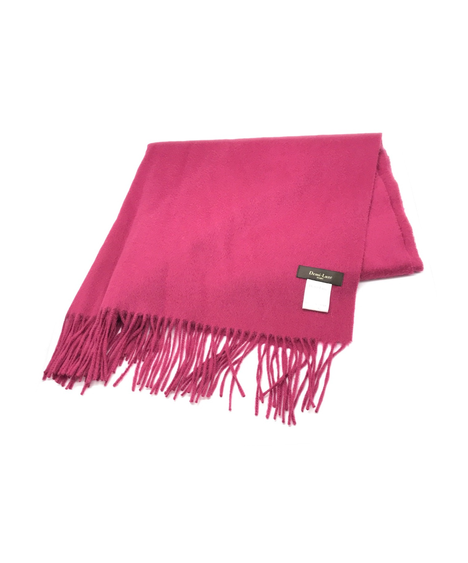 中古 古着通販 Demi Luxe Beams デミルクス ビームス カシミヤマフラー ショッキングピンク ブランド 古着通販 トレファク公式 Trefac Fashion