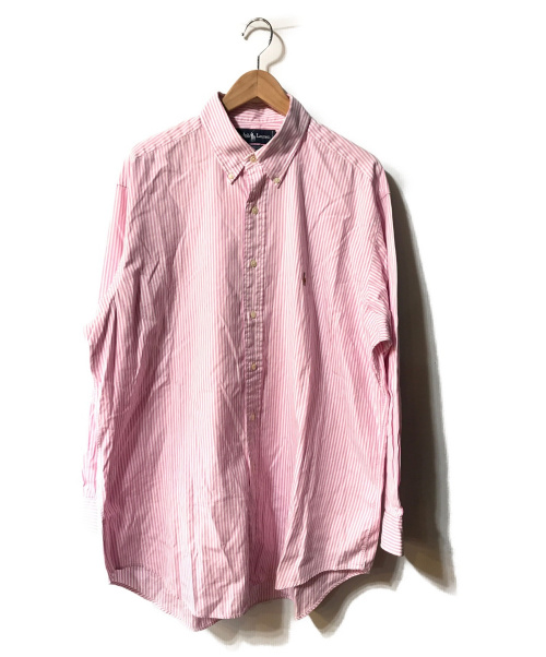 RALPH LAUREN（ラルフローレン）RALPH LAUREN (ラルフローレン) ボタンダウンシャツ ピンク サイズ:161/2の古着・服飾アイテム