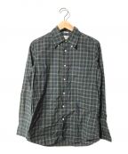 INDIVIDUALIZED SHIRTS（インディビジュアライズドシャツ）の古着「チェックシャツ」｜ネイビー×グリーン