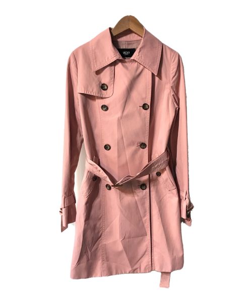 VICKY（ビッキー）VICKY (ビッキー) トレンチコート ピンク サイズ:Sの古着・服飾アイテム