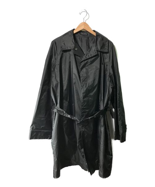 GRENFELL（グレンフェル）GRENFELL (グレンフェル) ベルテッドナイロンコート ブラック サイズ:40の古着・服飾アイテム