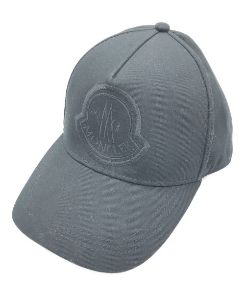 MONCLER（モンクレール）MONCLER (モンクレール) Berretto Baseball CAP ブラックの古着・服飾アイテム