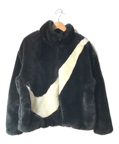 NIKE（ナイキ）NIKE (ナイキ) Faux Fur Jacket ブラック サイズ:Lの古着・服飾アイテム