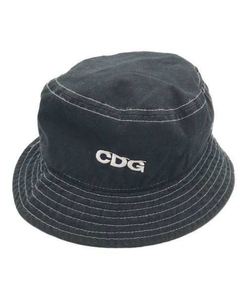 CDG（シーディージー）CDG (シーディージー) バケットハット ブラックの古着・服飾アイテム