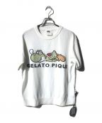 gelato pique（ジェラート・ピケ）の古着「セットアップルームウェア」｜グリーン×ホワイト