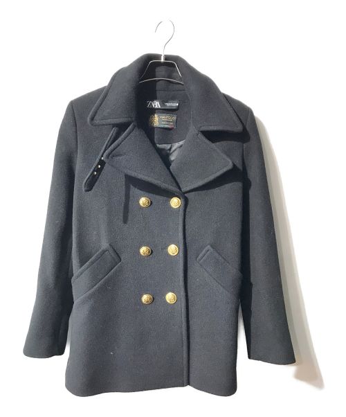 ZARA（ザラ）ZARA (ザラ) ウールコート ブラック サイズ:XSの古着・服飾アイテム