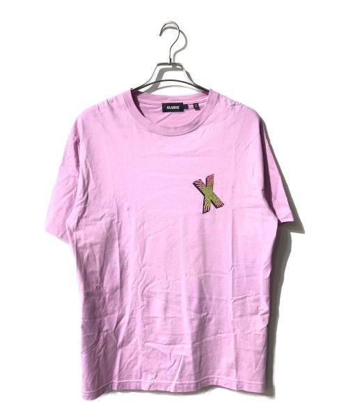 X-LARGE（エクストララージ）X-LARGE (エクストララージ) S/S TEE ILLUSION ピンク サイズ:Lの古着・服飾アイテム