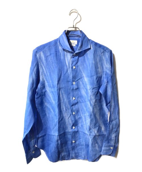 giannetto（ジャンネット）giannetto (ジャンネット) リネンシャツ ブルー サイズ:41の古着・服飾アイテム