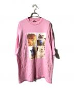BALENCIAGAバレンシアガ）の古着「I LOVE CATS T-SHIRT」｜ピンク