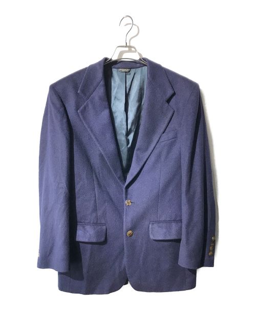 BILL BLASS（ビルブラス）BILL BLASS (ビルブラス) カシミヤテーラードジャケット ネイビー サイズ:サイズ表記無しの古着・服飾アイテム