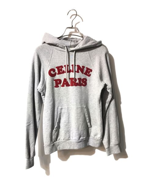 CELINE（セリーヌ）CELINE (セリーヌ) Cotton Cashmere Sweathirt グレー サイズ:XSの古着・服飾アイテム