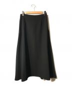 MARK KENLY DOMINOTANマークケンリードミノタン）の古着「Tan BACKSLIT Flare skirt」｜ブラック