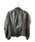 GIORGIO BRATO (ジョルジョブラッド) レザージャケット ブラック サイズ:44：14800円