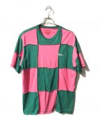 SUPREMEシュプリーム）の古着「Supreme Patchwork S/S Top/パッチワークTシャツ」｜ピンク×グリーン