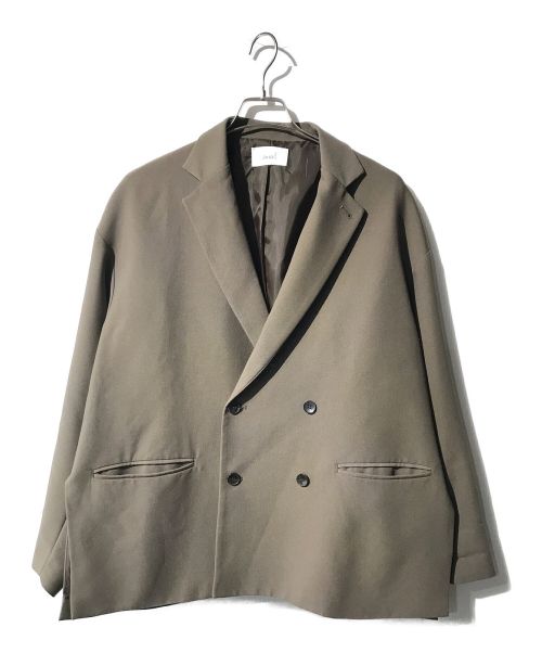 soerte（ソエルテ）soerte (ソエルテ) Oversized double-breasted jacket/オーバーサイズダブルブレストジャケット ブラウン サイズ:2の古着・服飾アイテム