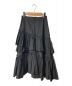 LANVIN en Bleu (ランバンオンブルー) ティアードスカート ブラック サイズ:M：9800円