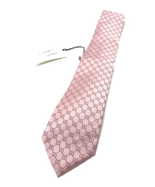GUCCI（グッチ）GUCCI (グッチ) ネクタイ ピンク サイズ:不明 未使用品の古着・服飾アイテム