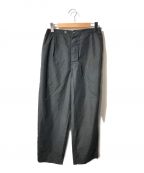 HERILLヘリル）の古着「Cotton Silk Easy Pants」｜ブラック