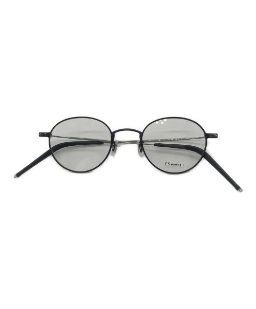 E5 eyevan（イーファイブ アイヴァン）E5 eyevan (イーファイブ アイヴァン) 伊達眼鏡 ブラック サイズ:47□22-156の古着・服飾アイテム
