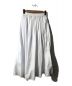 SHENERY (シーナリー) タックギャザーロング スカート ホワイト サイズ:FREE：4800円