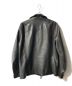 EMPORIO ARMANI (エンポリオアルマーニ) ゴートレザージャケット ブラック サイズ:56：49800円