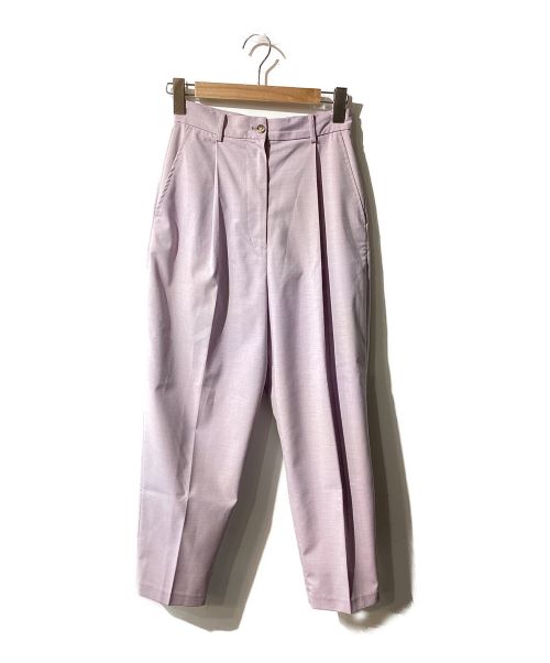 CLANE（クラネ）CLANE (クラネ) COCCON TUCK PANTS バイオレット サイズ:1の古着・服飾アイテム