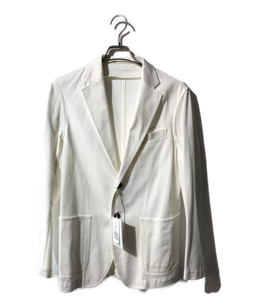 TOMORROW LAND（トゥモローランド）TOMORROW LAND (トゥモローランド) シーアイランドコットンメッシュ シングルブレステッド2Bジャケット ホワイト サイズ:46 未使用品の古着・服飾アイテム
