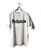 ALEXANDER McQUEENアレキサンダーマックイーン）の古着「ロゴプリントTシャツ」｜ホワイト