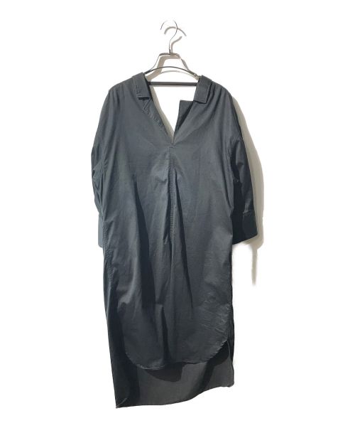 Maison MIHARA YASUHIRO（メゾン ミハラ ヤスヒロ）Maison MIHARA YASUHIRO (メゾン ミハラ ヤスヒロ) BACK NECK SH DRESS ブラック サイズ:40の古着・服飾アイテム