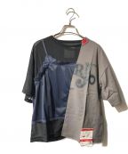 Maison MIHARA YASUHIROメゾン ミハラ ヤスヒロ）の古着「Camisole Combined T-shirt」｜ネイビー×グレー