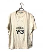 Y-3ワイスリー）の古着「Stacked Logo Tee / BEIGE」｜アイボリー