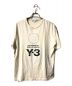 Y-3（ワイスリー）の古着「Stacked Logo Tee / BEIGE」｜アイボリー