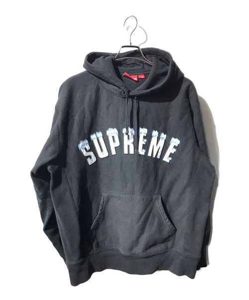 SUPREME（シュプリーム）Supreme (シュプリーム) Icy Arc Hooded Sweatshirt ブラック サイズ:Lの古着・服飾アイテム