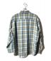 KEBOZ (ケボズ) オーバーサイズチェックシャツ ブルー サイズ:XL：7800円