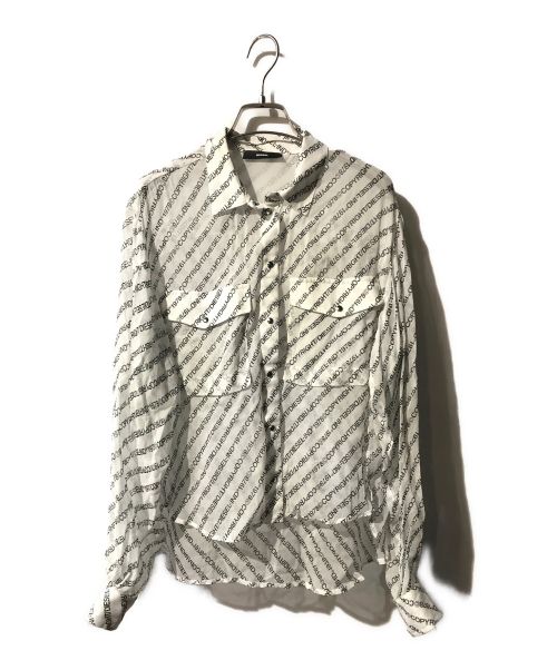 DIESEL（ディーゼル）DIESEL (ディーゼル) シアーシャツ ネイビー サイズ:Sの古着・服飾アイテム