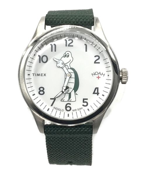 Noah（ノア）Noah (ノア) TIMEX (タイメックス) 腕時計 ホワイト×グリーンの古着・服飾アイテム