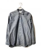 COMME des GARCONS SHIRTコムデギャルソンシャツ）の古着「シャンブレープルオーバーシャツ」｜インディゴ