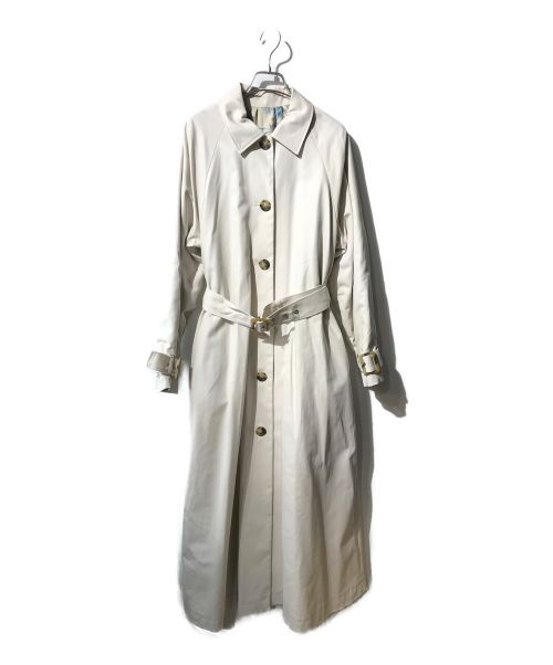 COEL（コエル）COEL (コエル) リバーシブルステンカラーコート ベージュ×ブルー サイズ:38の古着・服飾アイテム