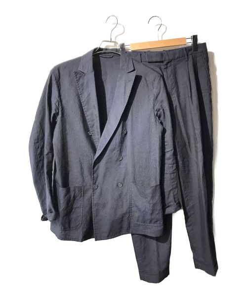 COMOLI（コモリ）COMOLI (コモリ) リネンウールセットアップ ネイビー サイズ:Mの古着・服飾アイテム