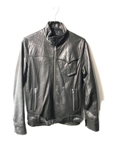 glamb（グラム）glamb (グラム) ラムレザージャケット ブラック サイズ:2の古着・服飾アイテム