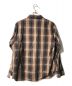 DELUXEWARE (デラックスウェア) オンブレチェックシャツ ブラウン サイズ:XL：7800円