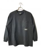 COOTIE PRODUCTIONSクーティープロダクツ）の古着「Open End Yarn Error Fit L/S Tee」｜ブラック