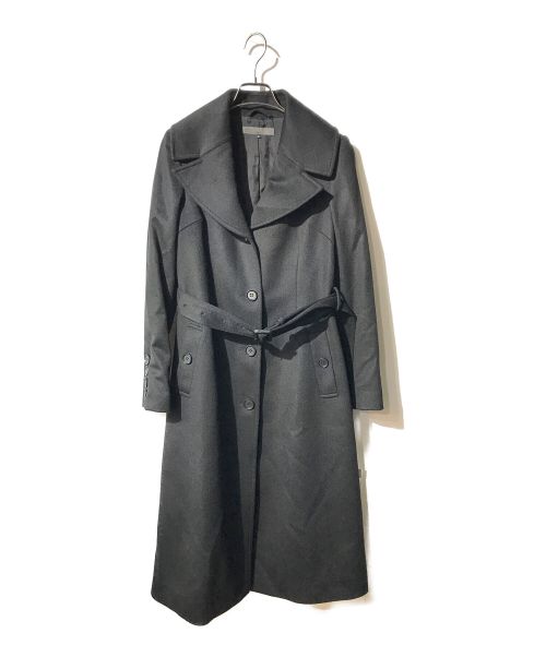 AKIRA NAKA（アキラナカ）AKIRA NAKA (アキラナカ) カシミヤコート ブラック サイズ:38の古着・服飾アイテム