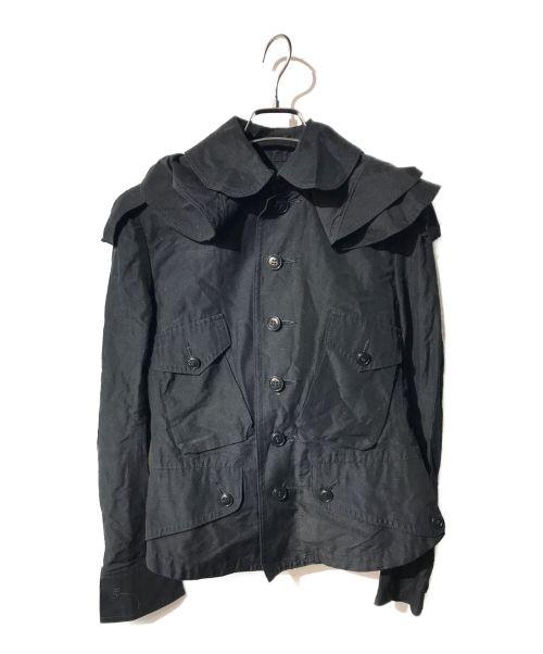 Y's（ワイズ）Y's (ワイズ) ビッグカラージャケット ブラック サイズ:SIZE 1の古着・服飾アイテム