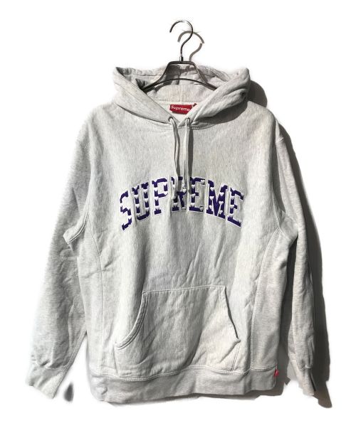 SUPREME（シュプリーム）Supreme (シュプリーム) 21SS Hearts Arc Hooded Sweatshirt グレー サイズ:Mの古着・服飾アイテム
