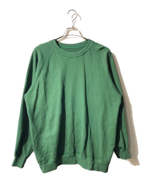 久米繊維（クメセンイ）久米繊維 (クメセンイ) クルーネックスウェット グリーン サイズ:サイズ表記なしの古着・服飾アイテム