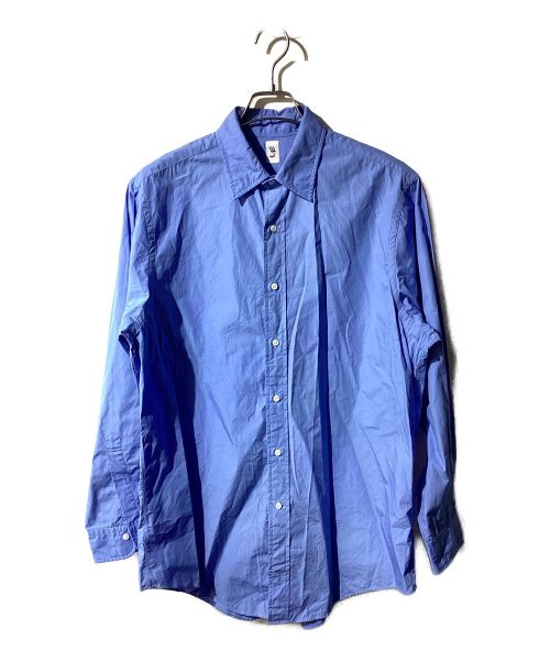 LE（エルイー）LE (エルイー) ワイドレギュラーカラーシャツ ブルー サイズ:サイズ表記なしの古着・服飾アイテム